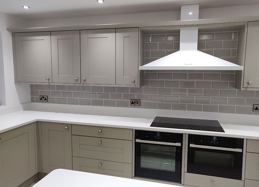 New kitchen fitting and tilling in congleton Cheshire
